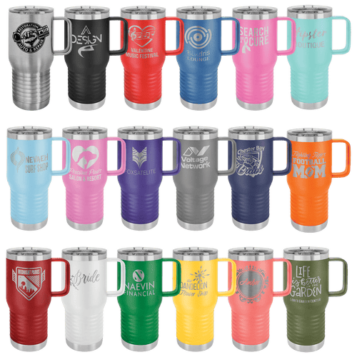 Polar Camel 20 oz Travel Mug with Inscription
