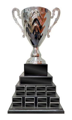 3 Tier Black Finish Base - Silver Cup Annual