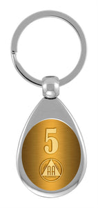 AA Oval Key Chain With Printed Insert