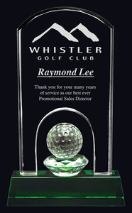 Emerald Hills Crystal Golf Award