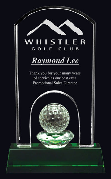 Emerald Hills Crystal Golf Award