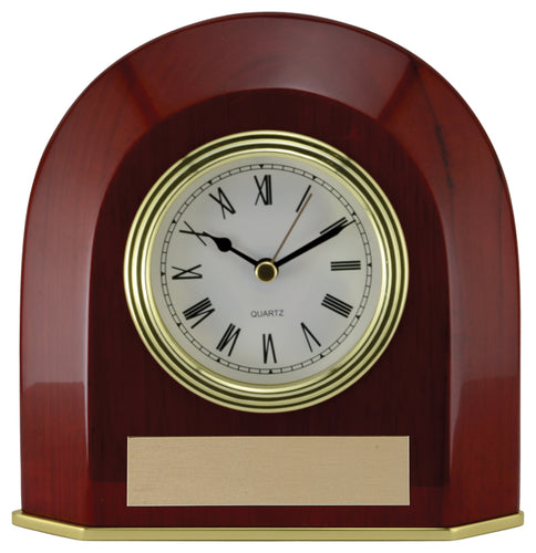 Oval Elliptical Edge Clock
