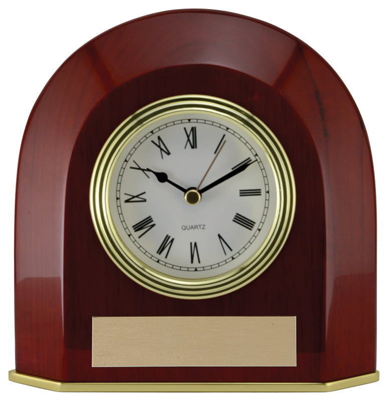 Oval Elliptical Edge Clock