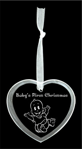 Crystal Heart Ornament