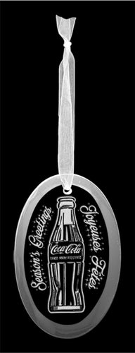 Crystal Oval Ornament