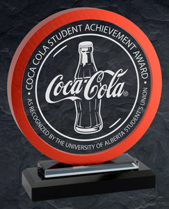 Jupiter Glass Award - Red