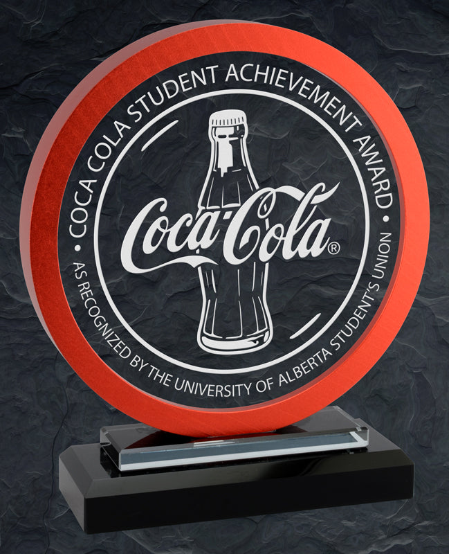 Jupiter Glass Award - Red