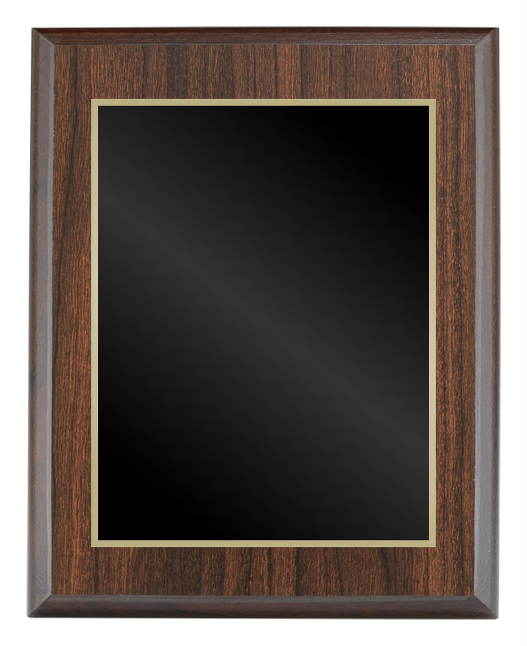 Laminated Walnut or Oak Finish Plaque