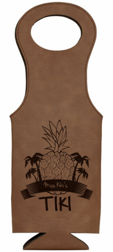 Leatherette Wine Bottle Bag