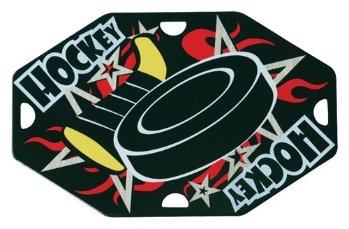 Hockey Street Tag with Ball Chain