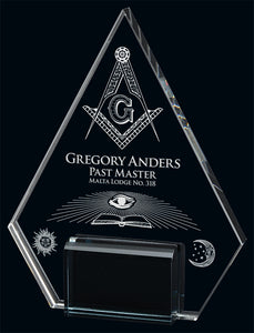 Marquis Pyramid Crystal Award