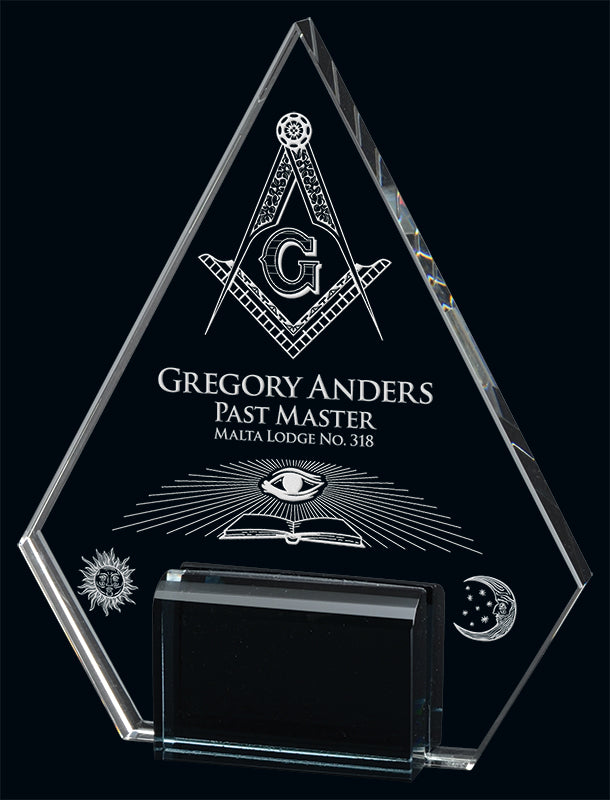 Marquis Pyramid Crystal Award