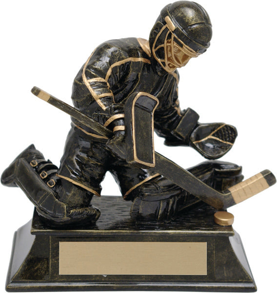 Aztec Gold Hockey Goalie