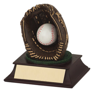 Glove & Ball Baseball Resin