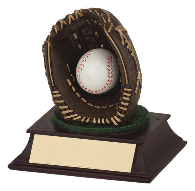 Glove & Ball Baseball Resin