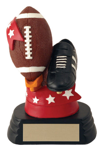 All-Star Ball & Shoe Football Resin