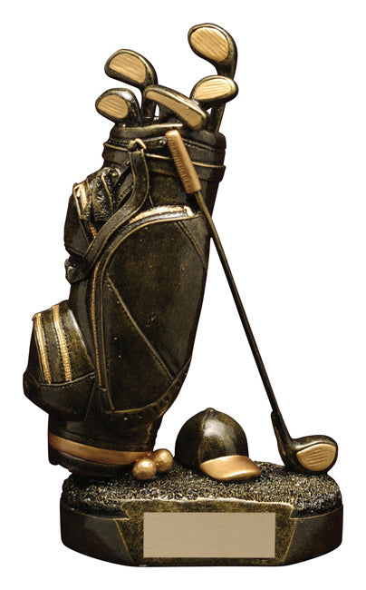 Aztec Gold Golf Bag Resin