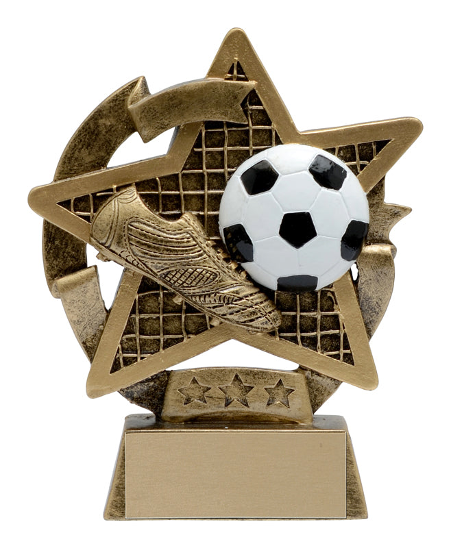 Star Gazer Soccer Resin Trophy