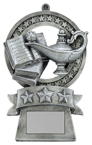 Star Medal Lamp of Knowledge Resin