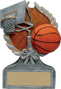Vintage Wreath Basketball Resin