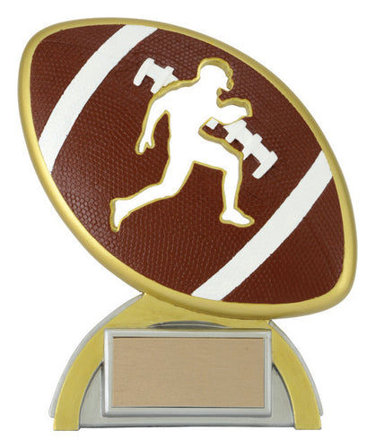 Silhouette Football Resin