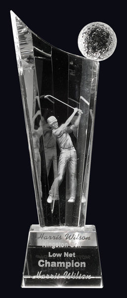 Renaissance Male Golf Crystal Award