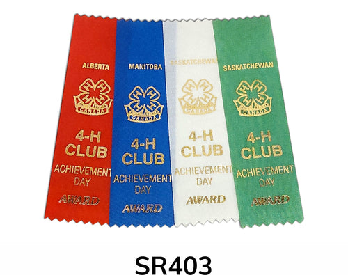 Stock 4-H Ribbons