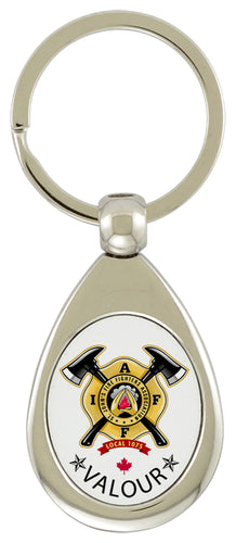 Printed Oval Key Chain