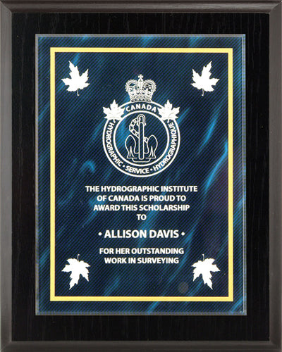 Blue Marble Acrylic Plate Plaque