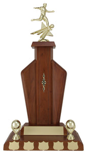 Tiverton Annual Walnut Finish Trophy