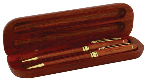 Rosewood Pen & Pencil in Box Set