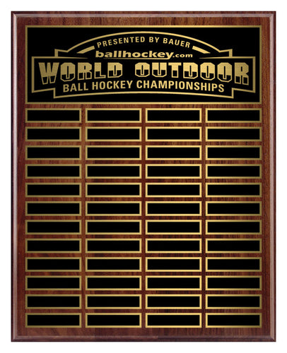 Walnut Annual Plaque